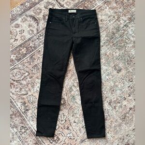 Madewell High-Rise Skinny Jeans in Black